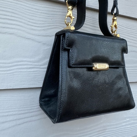 cacharel black leather crossbody - Picture 3 of 16